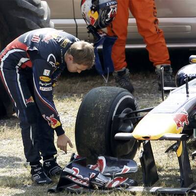 Vettel-Crash im Suzuka-Training
