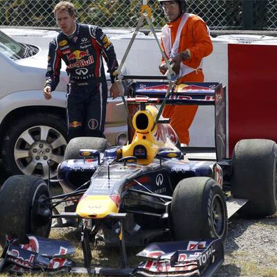 Vettel-Crash im Suzuka-Training