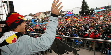 Vettel: Mega-Party in Heimatort