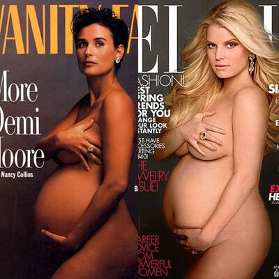 Stars zeigen Babybauch: Nackt & hochschwanger