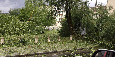 Schwere Unwetter-Schäden in Kärnten 