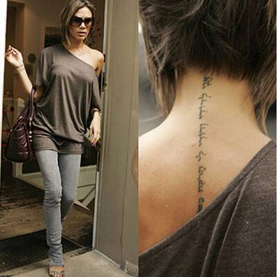 Stars zeigen ihre Tattoos