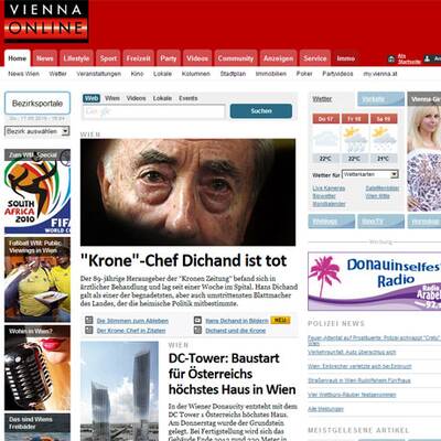 Dichands Tod in den Medien