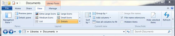 Windows 8: Explorer mit Ribbon-Interface