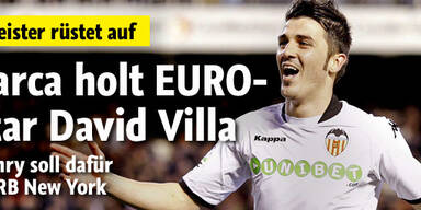 Barca holt EURO-Star David Villa