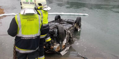 Taucher finden Auto-Wrack in der Drau 