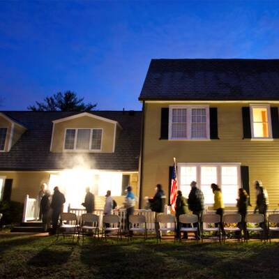 Barack Obama und Bruce Springsteen in Madison / Wisconsin 