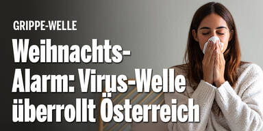Weihnachts-Alarm: Virus-Welle überrollt Österreich