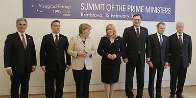 Visegrad-Gruppe: Faymann bei Jubil&auml;um