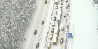 Schneechaos in Vorarlberg