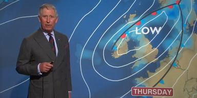 Prinz Charles als Wetterfrosch