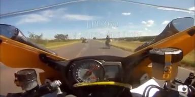 Schlangenattacke bei über 250 km/h