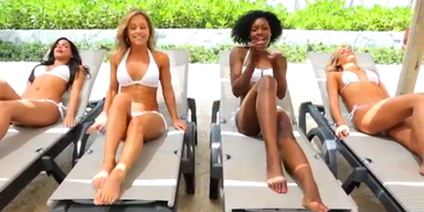Cheerleaders versexen 'Carly Rae'-Video