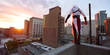 Parkour-Künstler stellt «Assassin’s Creed» nach