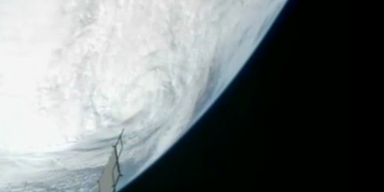 Video zeigt Supersturm "Sandy" aus dem All