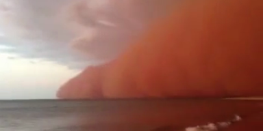 Apokalyptischer Sandsturm in Australien