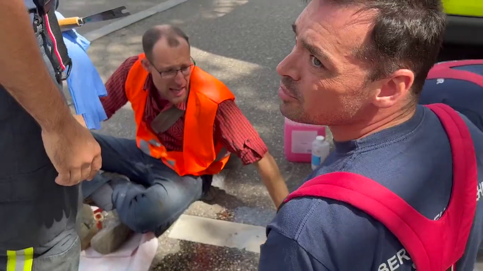 Klima-Kleber schreit wie am Spieß