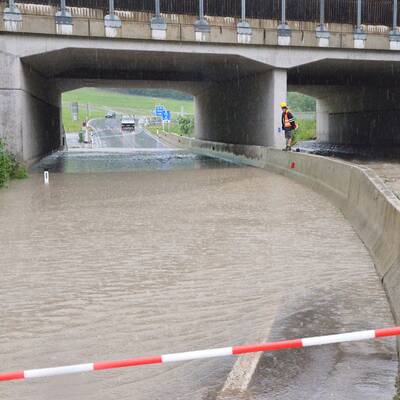 Feuerwehr-Einsatz in Oberwang (Bezirk Vöcklabruck) 