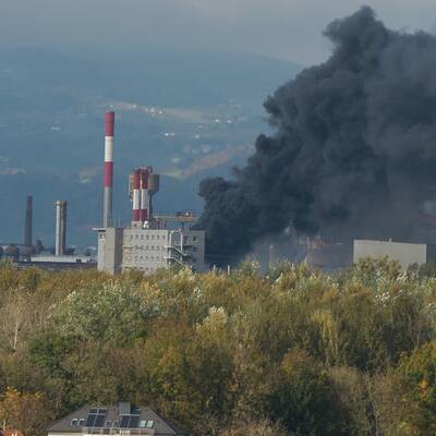 Großbrand in der voestalpine