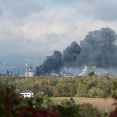 Großbrand in der voestalpine