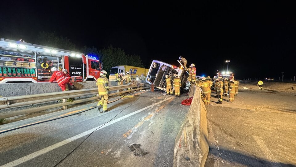 Unfall mit Reisebus