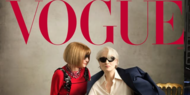 Anna Wintour erstmals auf dem Cover ihrer eigenen Vogue