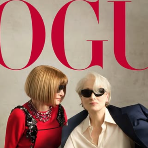 Anna Wintour posiert mit Meryl Streep für 