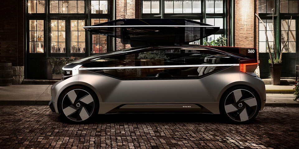 Autonomer Volvo als Flugzeug-Alternative