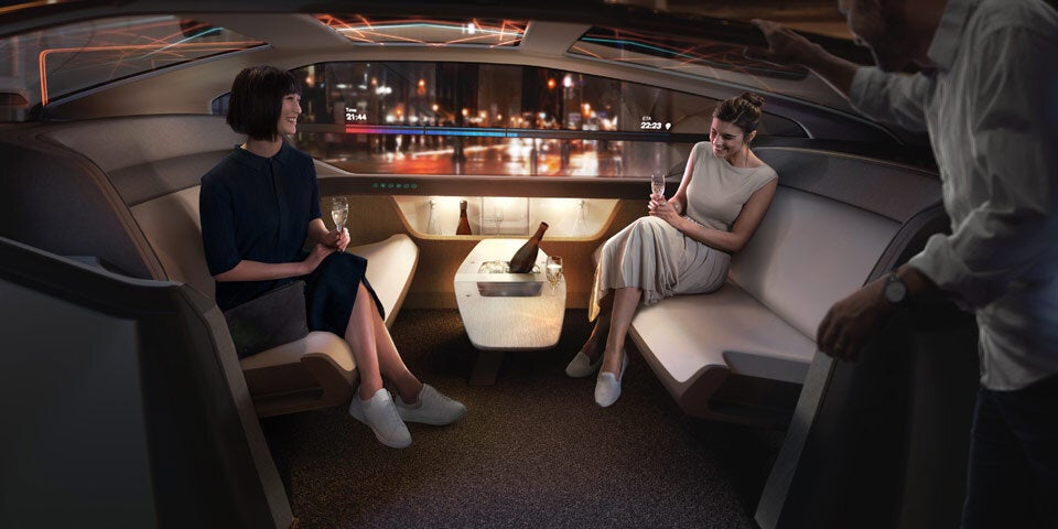 Autonomer Volvo als Flugzeug-Alternative