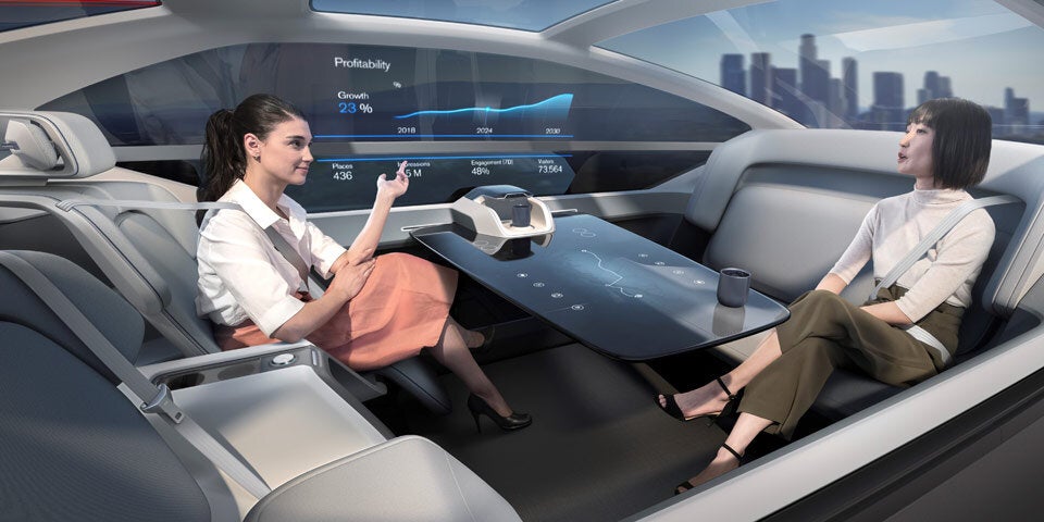 Autonomer Volvo als Flugzeug-Alternative