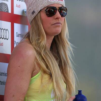 So heiß feierte Lindsey ihren Sieg