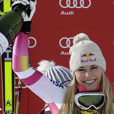 So feierte Vonn Rekord-Sieg