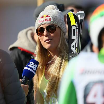 So heiß feierte Lindsey ihren Sieg