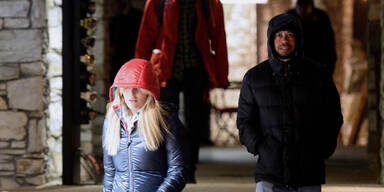 Lindsey hat ihren Tiger dabei