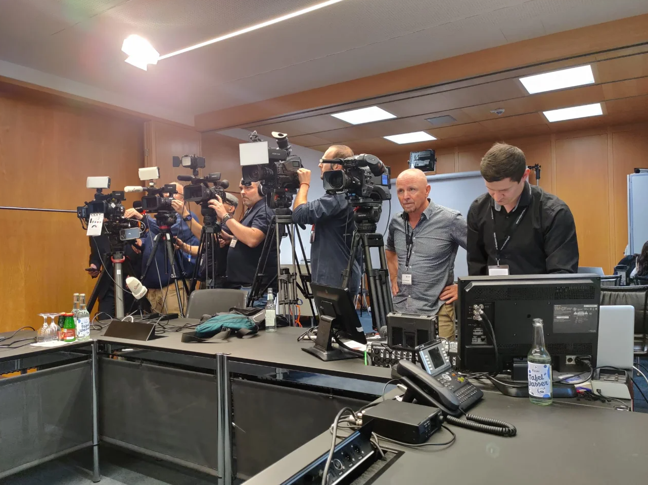 Pressekonferenz von LH Wallner