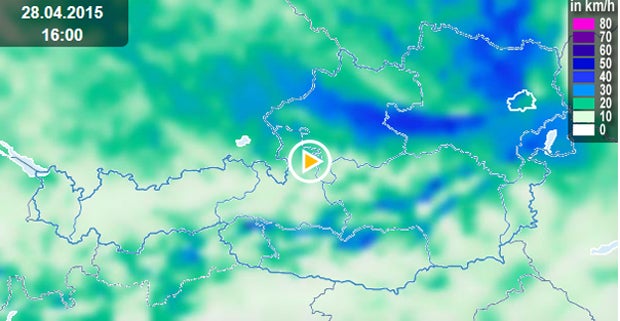 Sturm bläst uns den Frühling weg