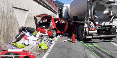 Iraker stirbt bei Frontal-Crash mit Lkw in Salzburg