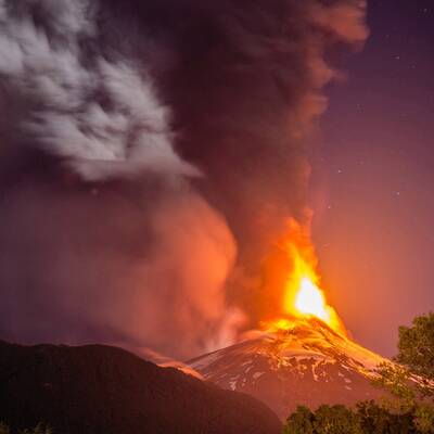 Vulkan in Chile ausgebrochen