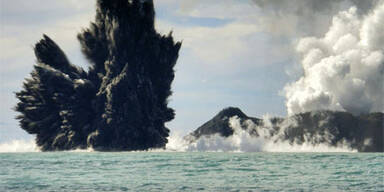 Unterwasser-Vulkan bricht vor Tonga aus