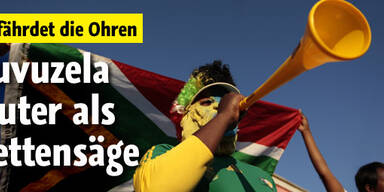 Vuvuzela lauter als Kettensäge