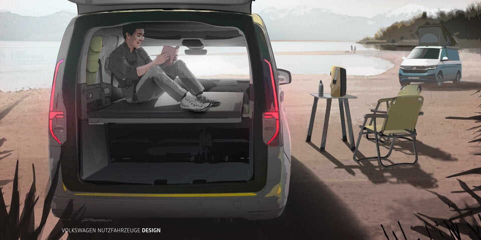 VW macht den neuen Caddy zum Camper