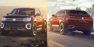 Neues SUV-Coupé & cooler Pick-up von VW