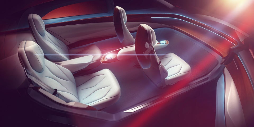 VW zeigt Elektroauto ohne Lenkrad