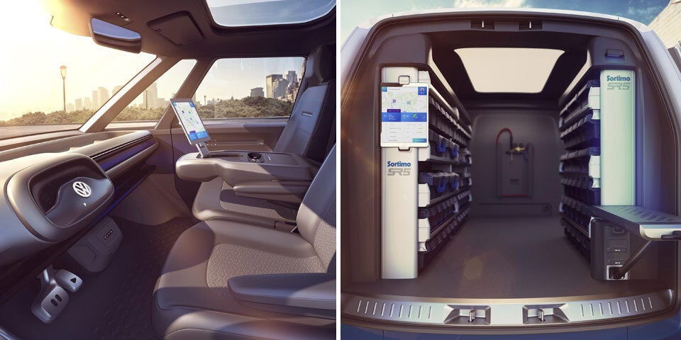 Cargo-Version des Elektro-Bulli begeistert