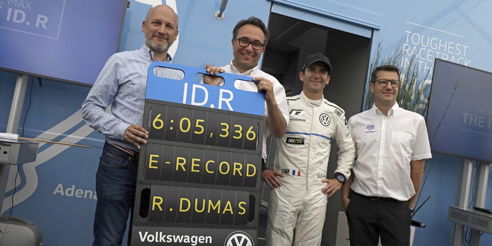 VW ID. R knackt Nürburgring-Rekord