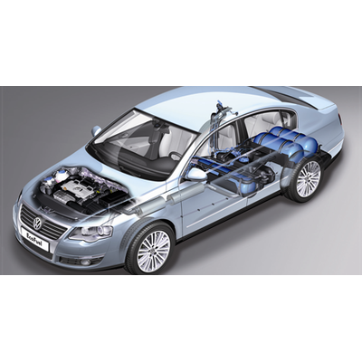 Doppelt aufgeladener Erdgasantrieb