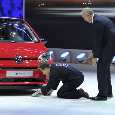 VW-Pressekonferenz in Genf