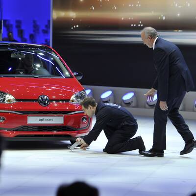 VW-Pressekonferenz in Genf