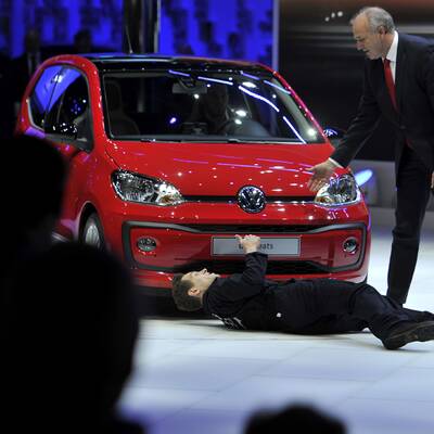 VW-Pressekonferenz in Genf