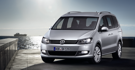 Weltpremiere des VW Sharan in Genf